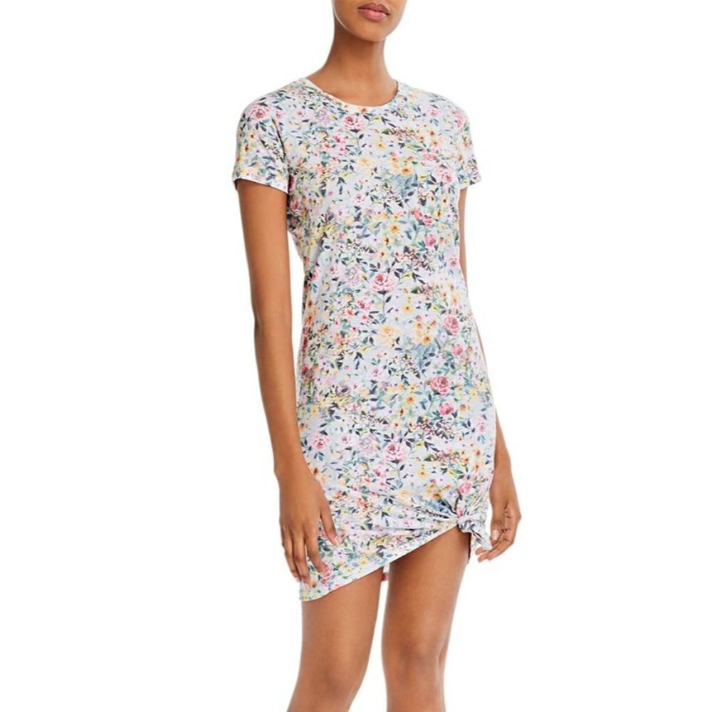 Generation Love NWT Holly Tee Shirt Dress L Multicolor Floral Short Sleeve